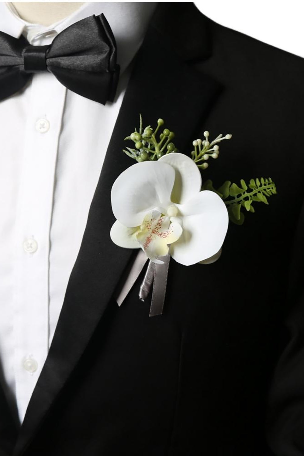 Men’s Lvory Corsage Dry Flower Wedding Party