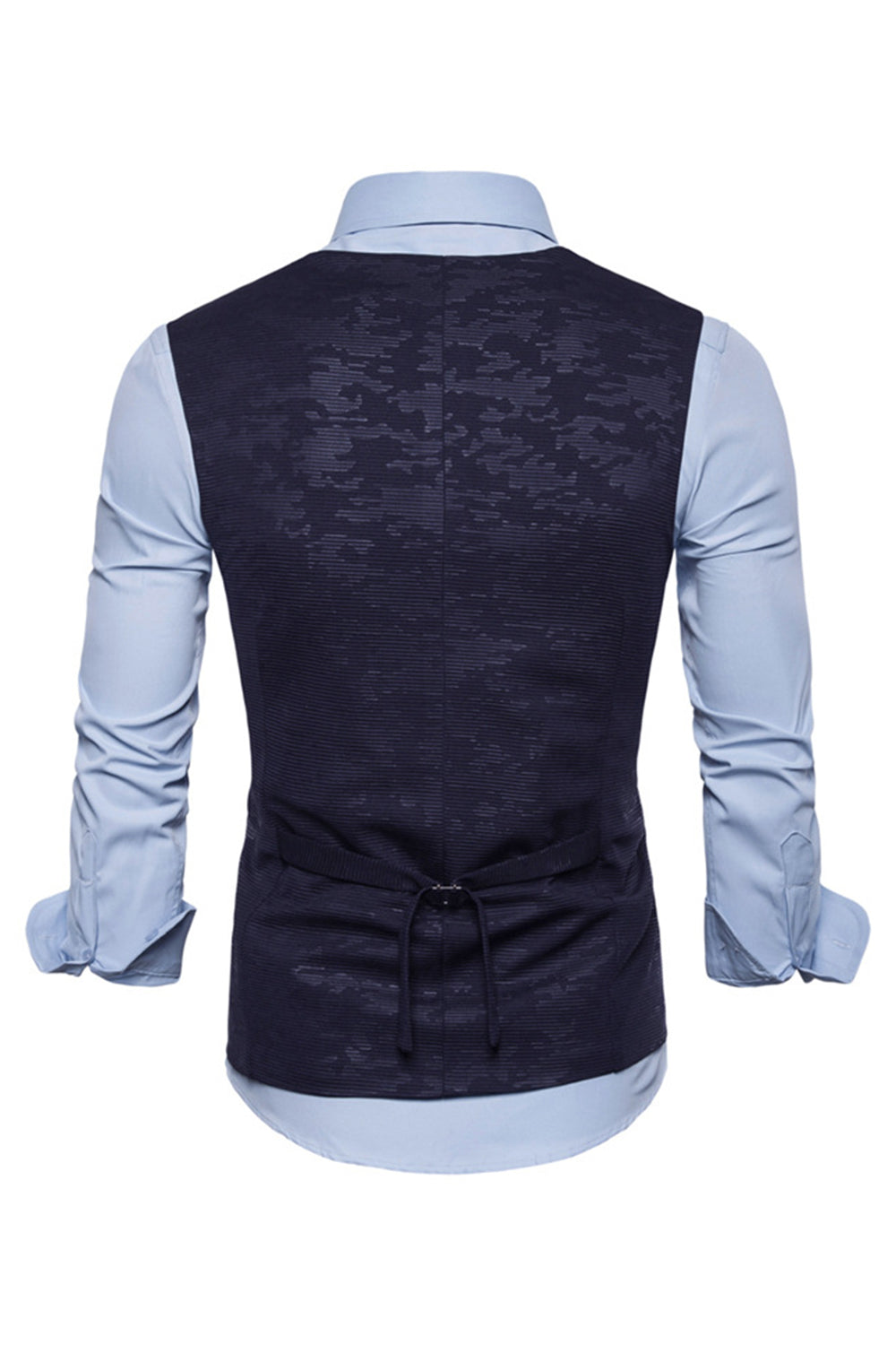 Men’s U Neck Double Breasted Suit Vest